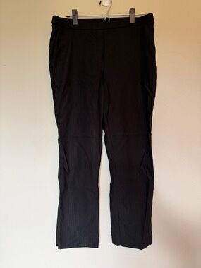 Jules & Leopold Black Cropped Straight-Leg Pants